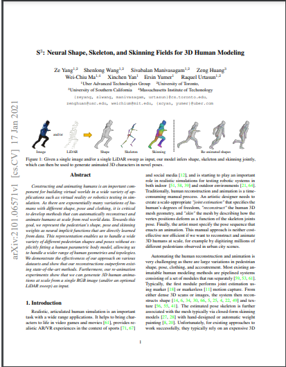 Neural Shape, Skeleton, and Skinning