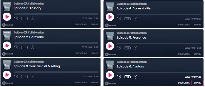 XR Collaboration Podcasts